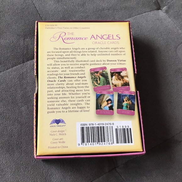 Romance Angels Oracle Cards NEW Doreen Virtue RARE - Picture 2 of 10